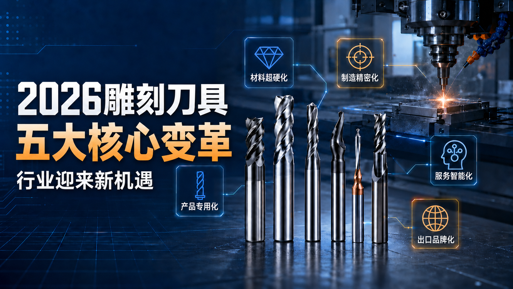 2026雕刻刀具五大核心变革,行业迎来新机遇